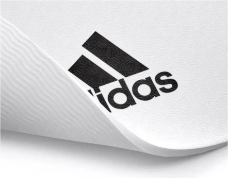 Коврик для йоги Adidas YOGA MAT белый ADYG-10100WH