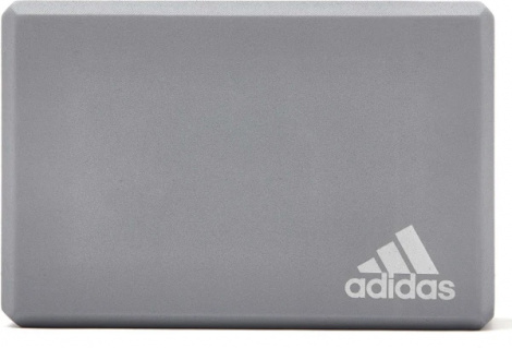 Блок для йоги Adidas YOGA BLOCK сірий ADYG-20100FOAM