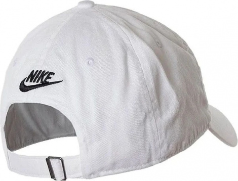 Бейсболка Nike NSW H86 CAP JDI WASH CAP белая CQ9512-100