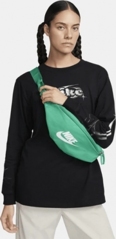 Сумка на пояс Nike NK HERITAGE WAISTPACK - FA21 зеленая DB0490-324