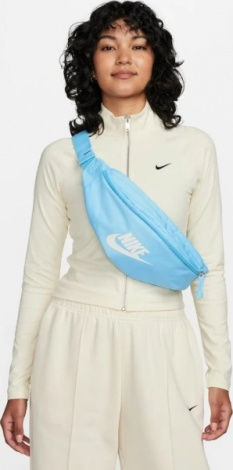 Сумка на пояс Nike NK HERITAGE WAISTPACK - FA21 3L голубая DB0490-407