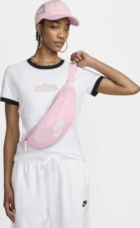 Сумка на пояс Nike HERITAGE WAISTPACK - FA21 светло-розовая DB0490-663