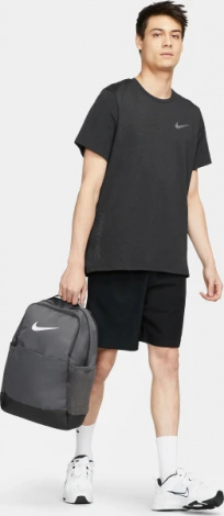 Рюкзак Nike BRASILIA 9.5 TRAINING BACKPACK M 24L темно-сірий DH7709-068