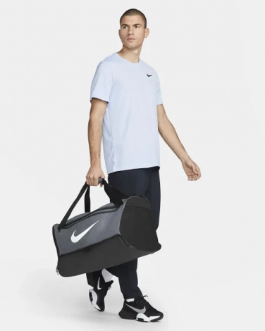 Сумка спортивна Nike NK BRSLA M DUFF - 9.5 (60L) сіра DH7710-068