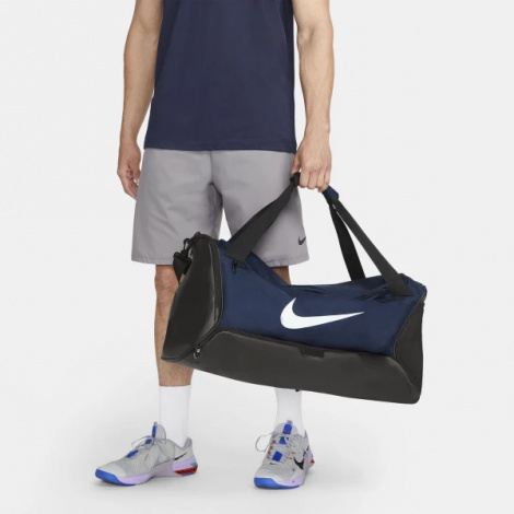 Сумка спортивна Nike BRSLA M DUFF - 9.5 (60L) темно-синя DH7710-410