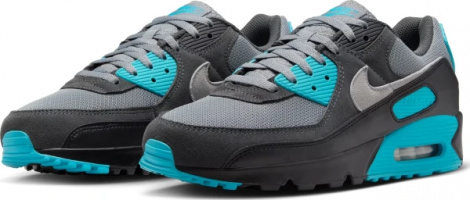 Кросівки Nike AIR MAX 90 темно-сіро-блакитні DM0029-013