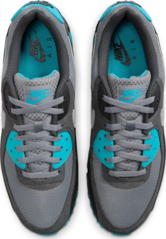 Кросівки Nike AIR MAX 90 темно-сіро-блакитні DM0029-013