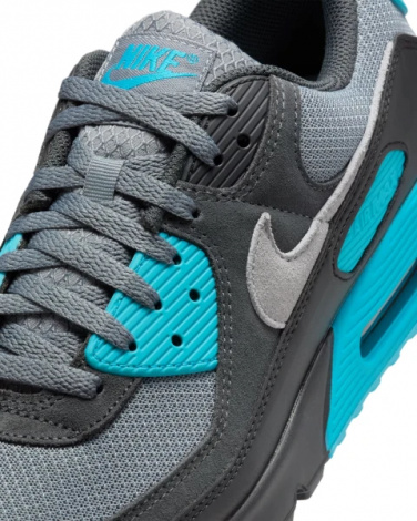 Кросівки Nike AIR MAX 90 темно-сіро-блакитні DM0029-013