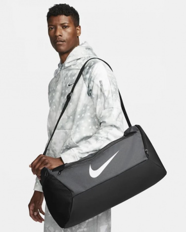 Сумка спортивная Nike NK BRSLA S DUFF - 9.5 (41L) серая DM3976-068