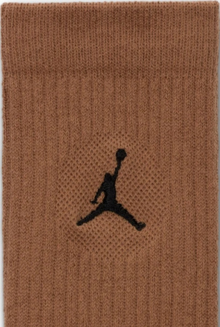 Шкарпетки Nike JORDAN EVERYDAY CREW SOCKS коричнево-бежеві (3 пари) DX9632-923