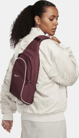 Сумка через плече Nike NK NSW ESSNTL BG-MTL PULL бордова FB2851-681