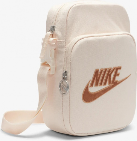 Сумка через плече Nike NK HERITAGE CROSSBODY - MTLC M 4L бежева FB3041-838