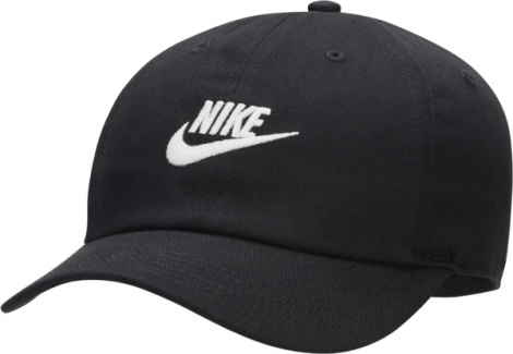 Кепка подростковая Nike K NK CLUB CAP US CB FUT WSH черная FB5063-010