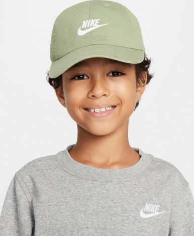 Кепка подростковая Nike K NK CLUB CAP US CB FUT WSH светло-зеленая FB5063-386
