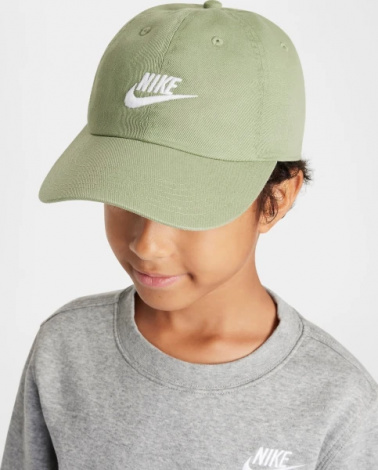 Кепка подростковая Nike K NK CLUB CAP US CB FUT WSH светло-зеленая FB5063-386
