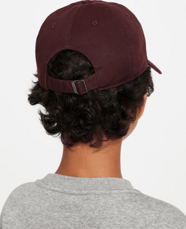 Кепка подростковая Nike K NK CLUB CAP US CB FUT WSH коричневая FB5063-652