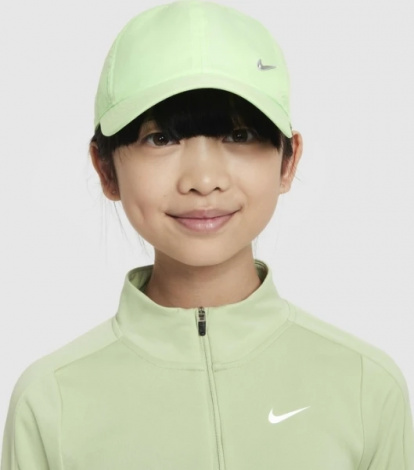 Бейсболка подростковая Nike K NK DF CLUB CAP US CB MTSWSH светло-зеленая FB5064-376