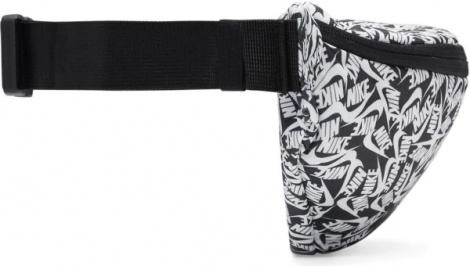 Сумка на пояс Nike NK HERITAGE WAISTPCK ACCS PR чорно-біла FD5593-010