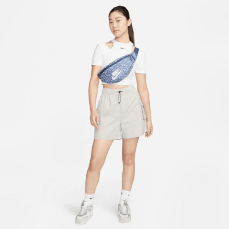 Сумка на пояс Nike NK HERITAGE WAISTPCK - ACCS PR синяя FD5593-491