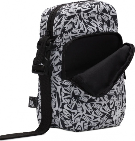 Сумка через плече Nike NK HERITAGE CRSSBDY - ACCS PRN чорно-біла FD5595-010