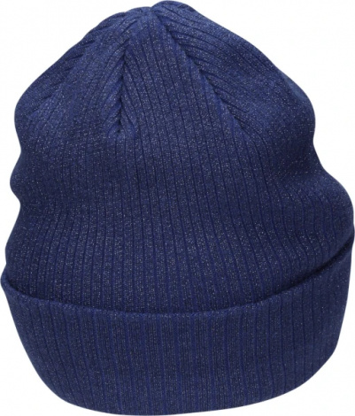 Шапка Nike U NK PEAK BEANIE SC METALLIC L синяя FJ8687-455