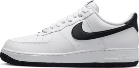 Кроссовки Nike AIR FORCE 1 07 бело-черные FQ4296-101