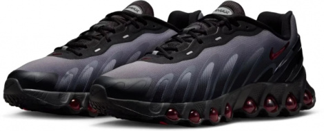 Кросівки Nike AIR MAX DN8 темно-сіро-чорно-червоні FQ7860-011