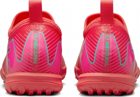 Сороконіжки (шиповки) дитячі Nike JR MERCURIAL ZOOM VAPOR 16 ACADEMY TF червоно-рожево-бірюзові FQ8284-800