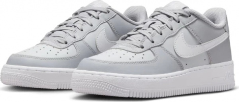Кроссовки подростковые Nike AIR FORCE 1 (GS) серые FV5948-005