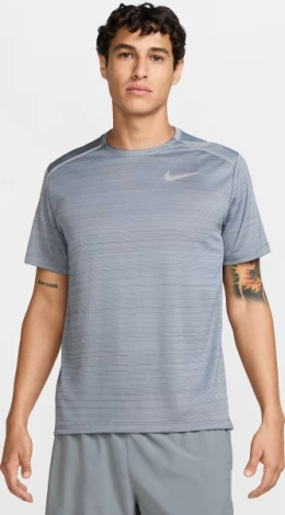 Футболка для бега Nike MILER серая FZ4782-065