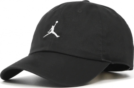 Кепка Nike JORDAN CLUB UNSTRUCTURED CURVED-BILL черная HQ1963-010