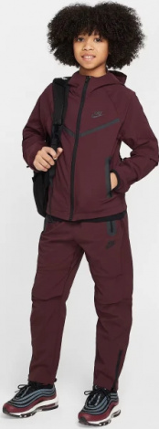 Толстовка підліткова Nike TECH WOVEN бордова HQ8911-652