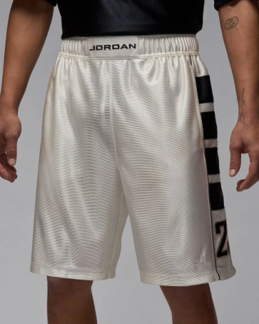 Шорти Nike JORDAN BROOKLYN CAT SCRATCH молочно-чорні HV0560-133