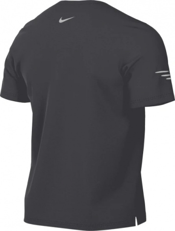 Футболка для бега Nike MILER FLASH DRI-FIT UV RUNNING темно-серая IB4127-070