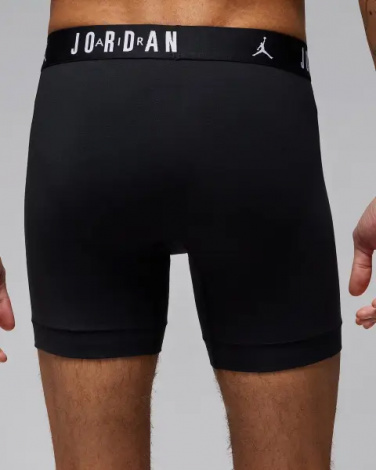 Трусы (боксерки) Nike JORDAN FLIGHT COTTON CORE BOXER BRIEFS черные (3 штуки) JM0622-023