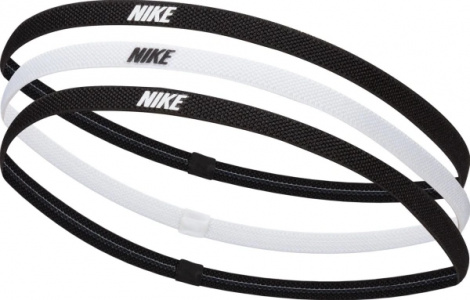 Повязки на голову Nike HEADBANDS 2.0 3PK черные, белая (3 штуки) N.100.4529.036.OS