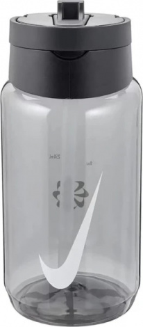 Бутылка для воды Nike TR RENEW RECHARGE STRAW BOTTLE 16 OZ 473 ml серая N.100.7640.072.16