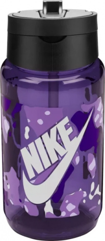 Бутылка для воды Nike TR RENEW RECHARGE STRAW BOTTLE 16 OZ 437 мл фиолетовая N.100.7641.514.16