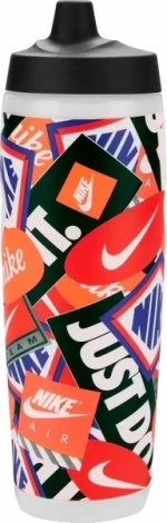 Пляшка для води Nike REFUEL BOTTLE 24 OZ 709 мл біло-червоно-оранжево-синя N.100.9956.918.24
