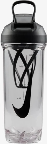 Пляшка для води Nike TR RECHARGE SHAKER BOTTLE 2.0 24 OZ 709 мл чорна N.101.0724.910.24