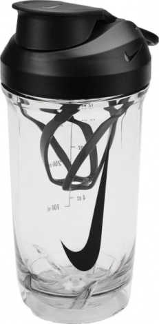 Бутылка для воды Nike TR RECHARGE SHAKER BOTTLE 16 OZ 473 мл черная N.101.2242.910.16