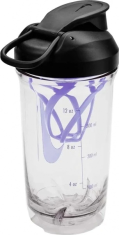 Бутылка для воды Nike TR RECHARGE SHAKER BOTTLE 16 OZ 473 мл фиолетовая N.101.2242.917.16