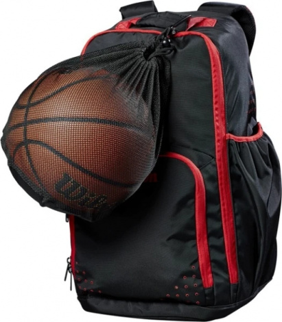Сумка для баскетбольного м'яча Wilson SINGLE BALL чорна WTB201910