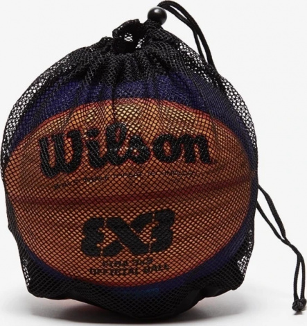 Сумка для баскетбольного м'яча Wilson SINGLE BALL чорна WTB201910