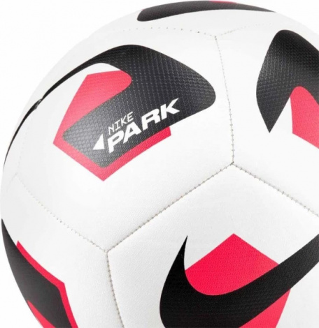Футбольний м'яч Nike NK PARK TEAM - 2.0 біло-чорно-червоний DN3607-100