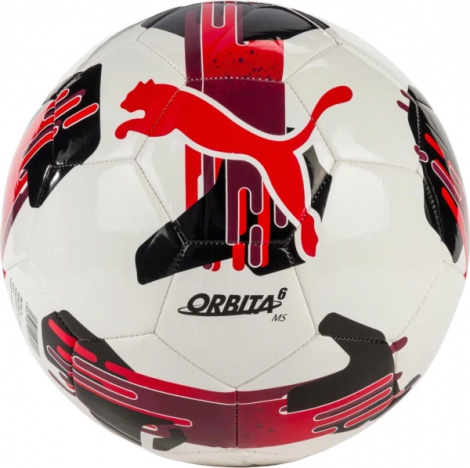 Футбольный мяч Puma ORBITA 6 MS бело-черно-красный