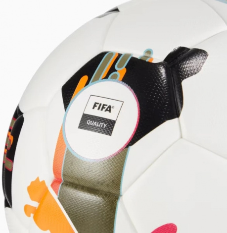 Футбольный мяч Puma ORBITA 3 TB (FIFA QUALITY) бело-черно-оливковый