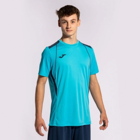 Футболка Joma CHAMPION VII бирюзово-темно-синяя 103081.013