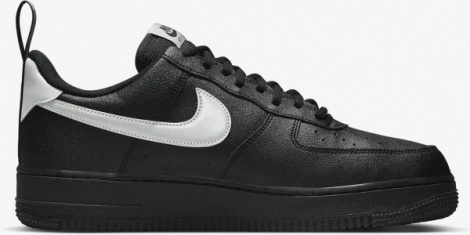 Кросівки Nike AIR FORCE 1 07 LV8 UT чорно-срібні DX8967-001