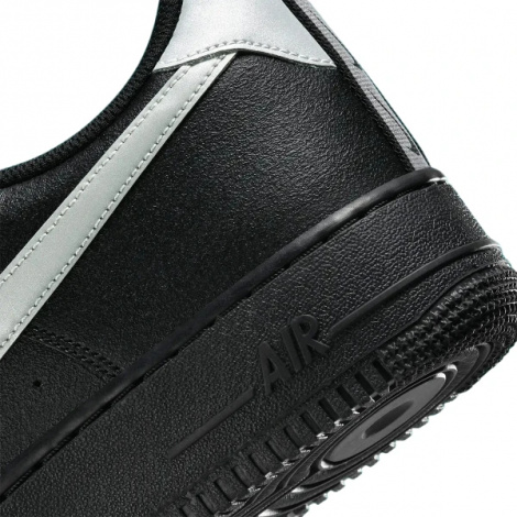 Кросівки Nike AIR FORCE 1 07 LV8 UT чорно-срібні DX8967-001